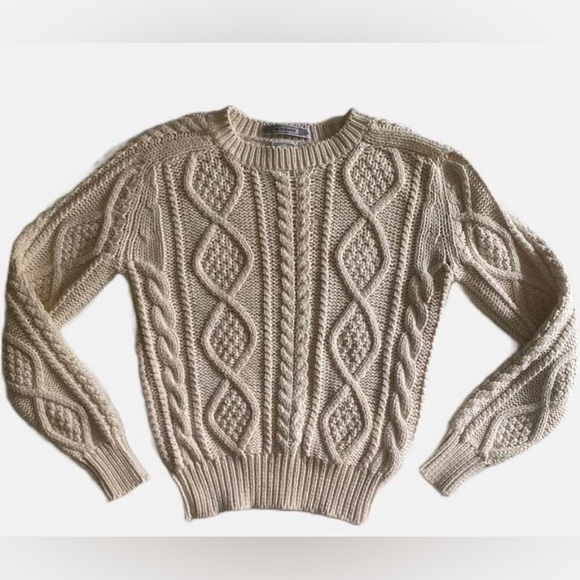 Pristine Vintage Flair Harbour “The Sea Farer”Cableknit Fisherman’s Sweater - Picture 1 of 4